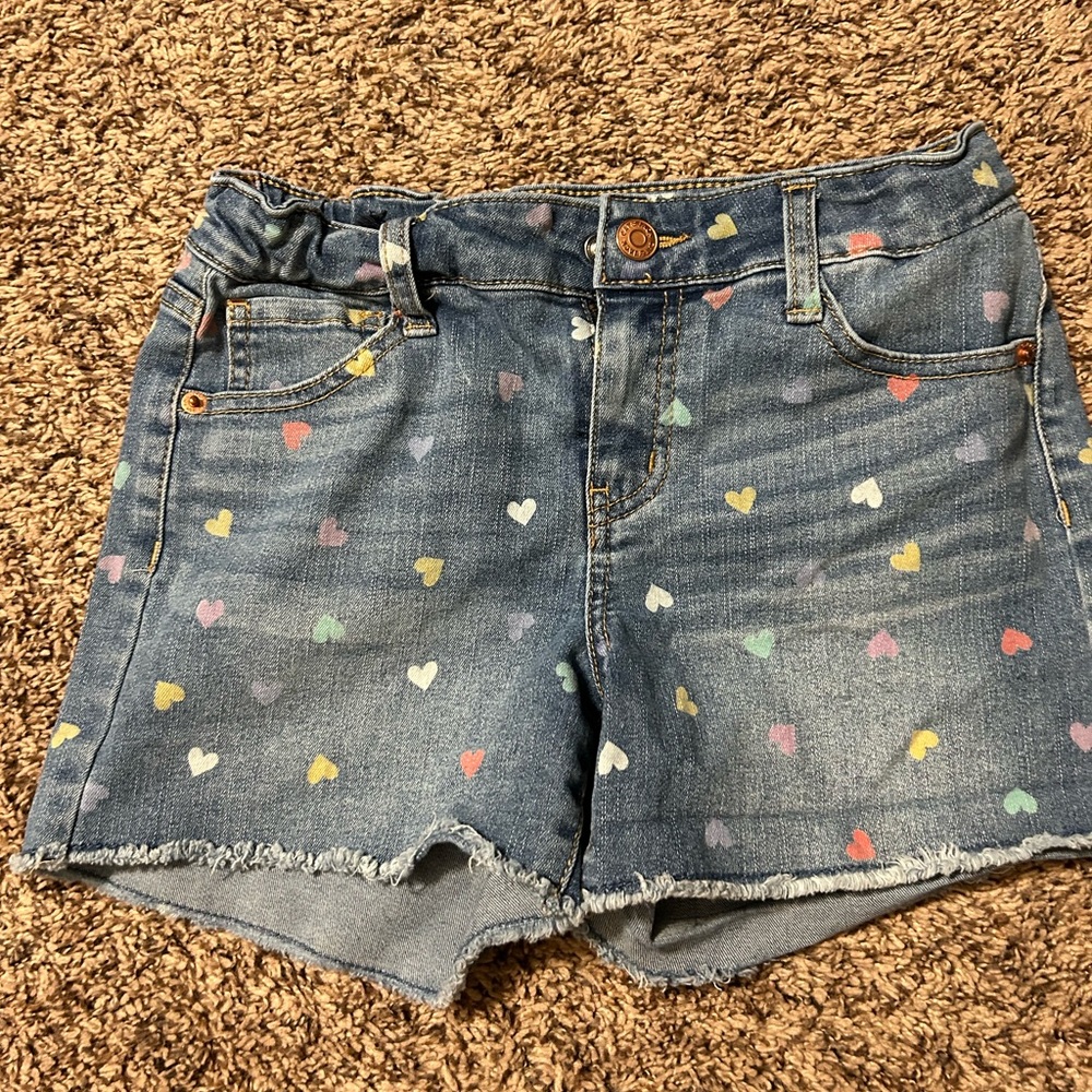Size large girls cat and jack jean shorts